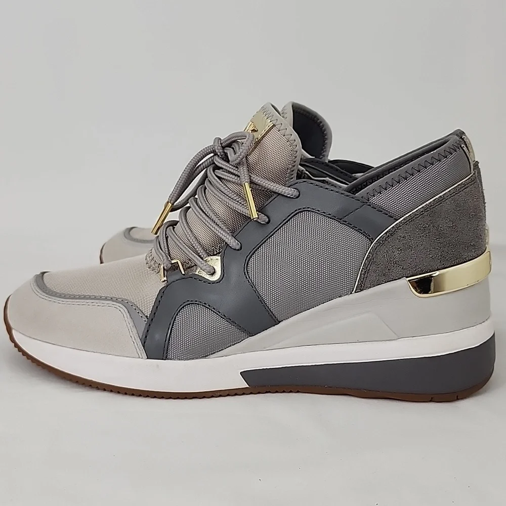 Michael Kors MK Womens Shoes Sneakers Gary Wedge Size 8 M‎